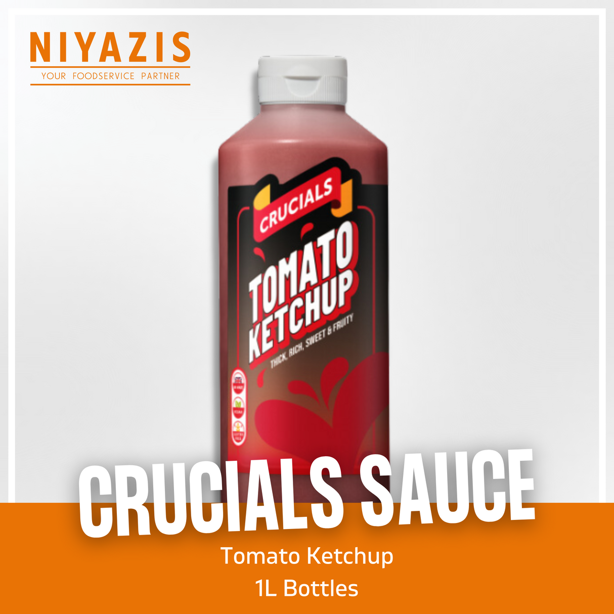 Crucials Tomato Ketchup 1L