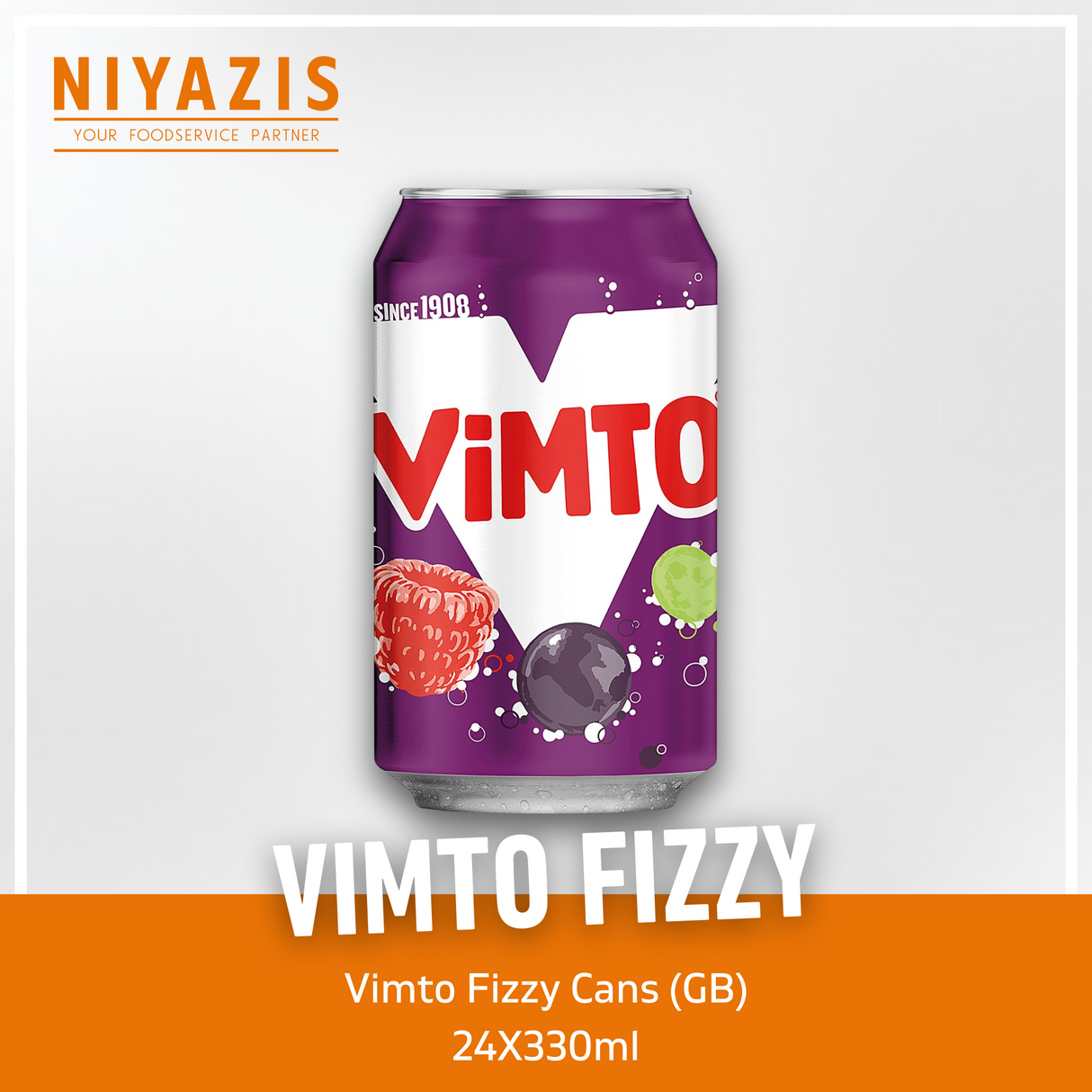 Vimto Fizzy Cans-(GB)-24x330ml