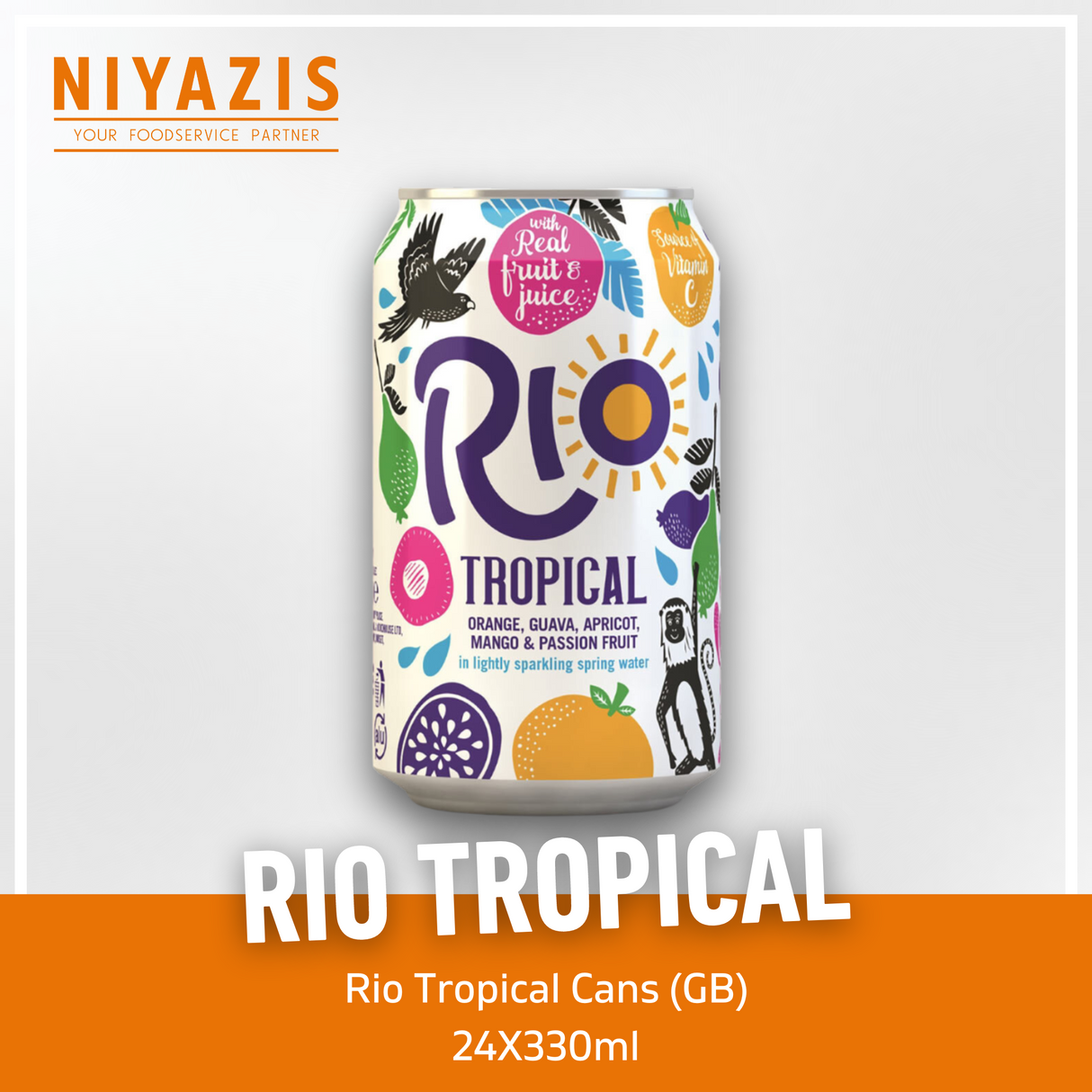 Rio Tropical Cans-(GB)-24x330ml