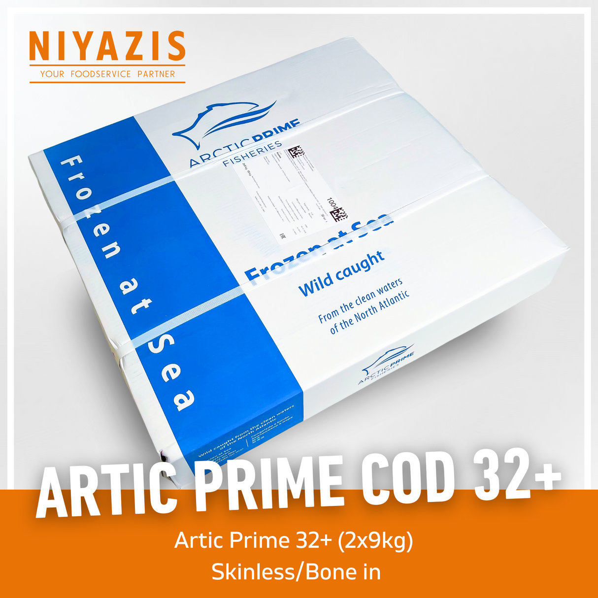 Artic Prime 32+ Cod Skinless PBI 2X9KG