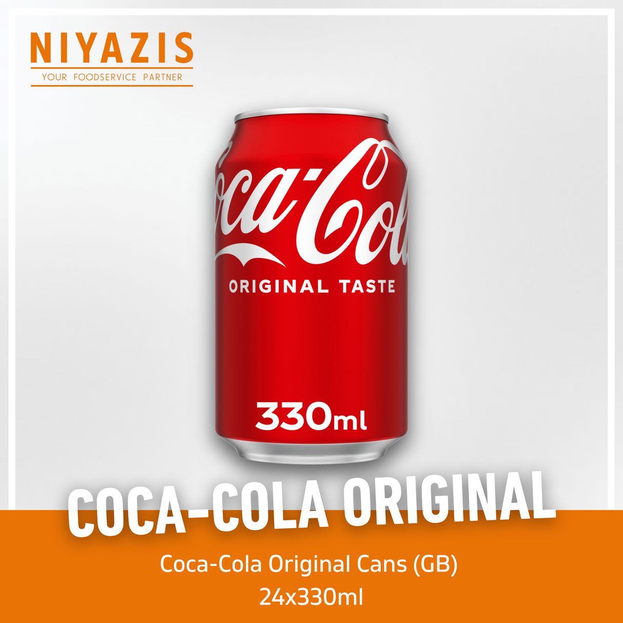 Coca-Cola Cans-(GB)-24x330ml