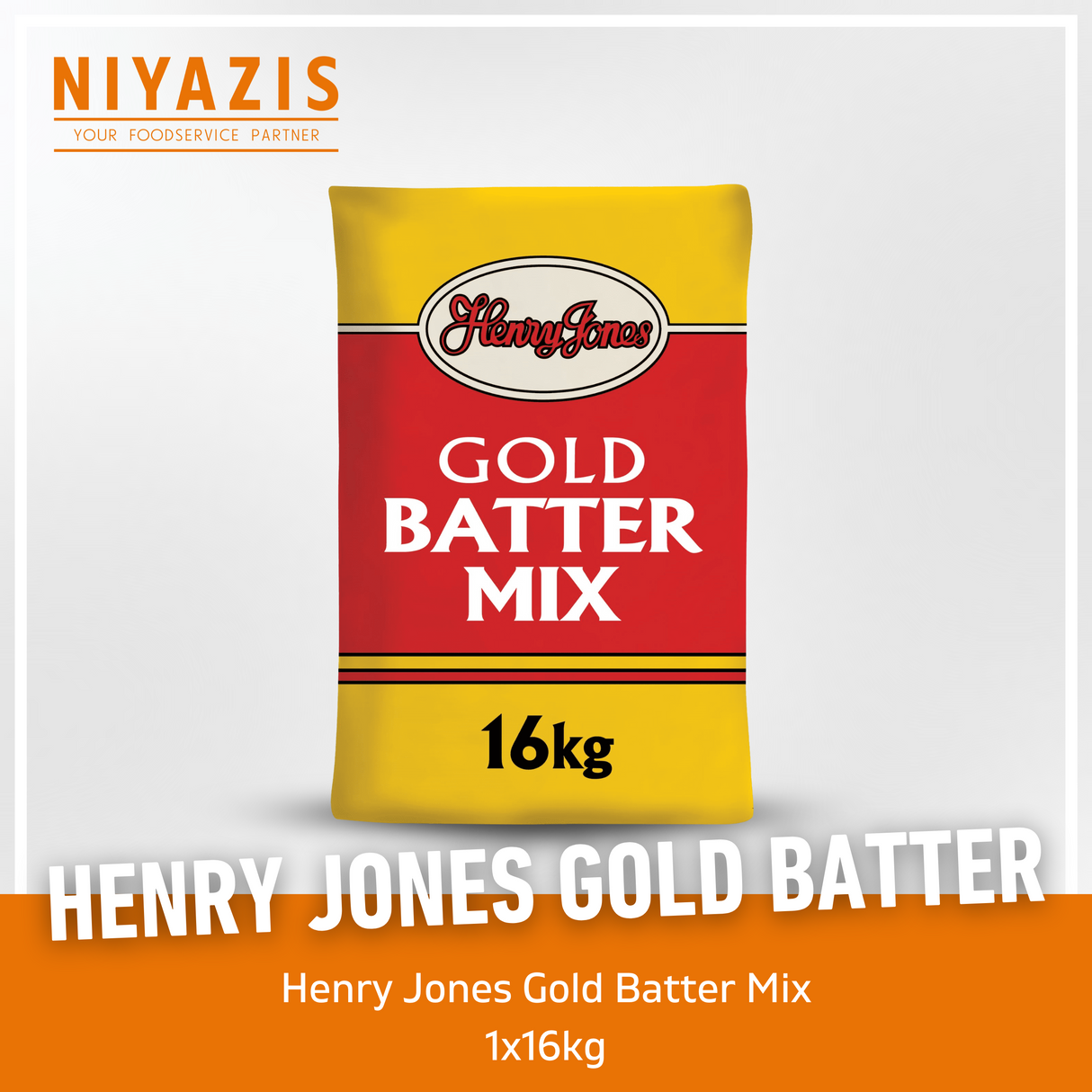 Henry Jones Gold Batter Mix 1x16kg