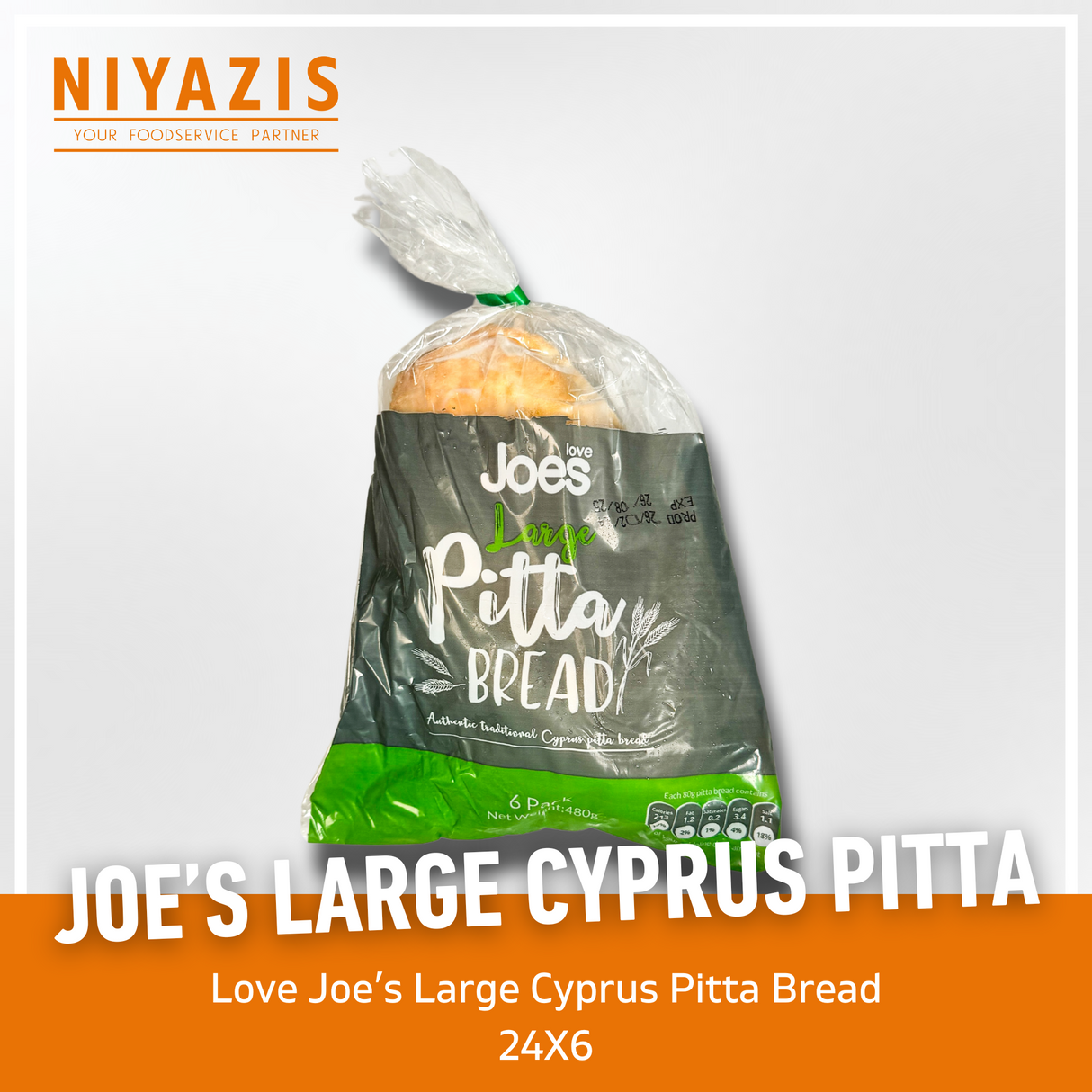 Love Joe's Large Cyprus Pitta 24x6