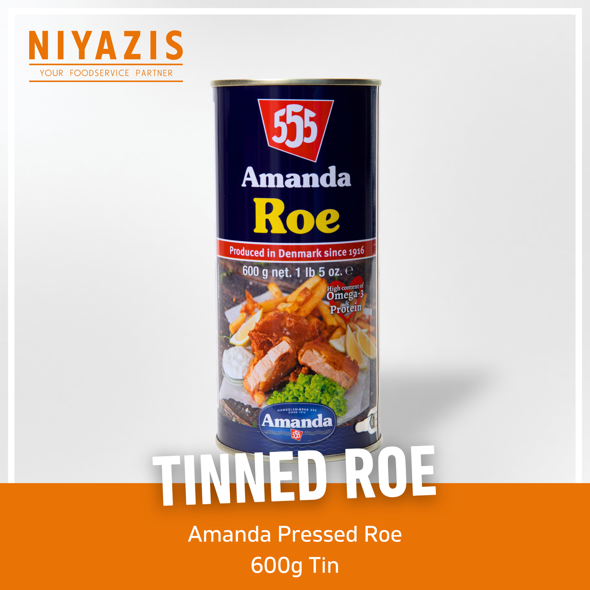 Amanda Pressed Roe 12X600g