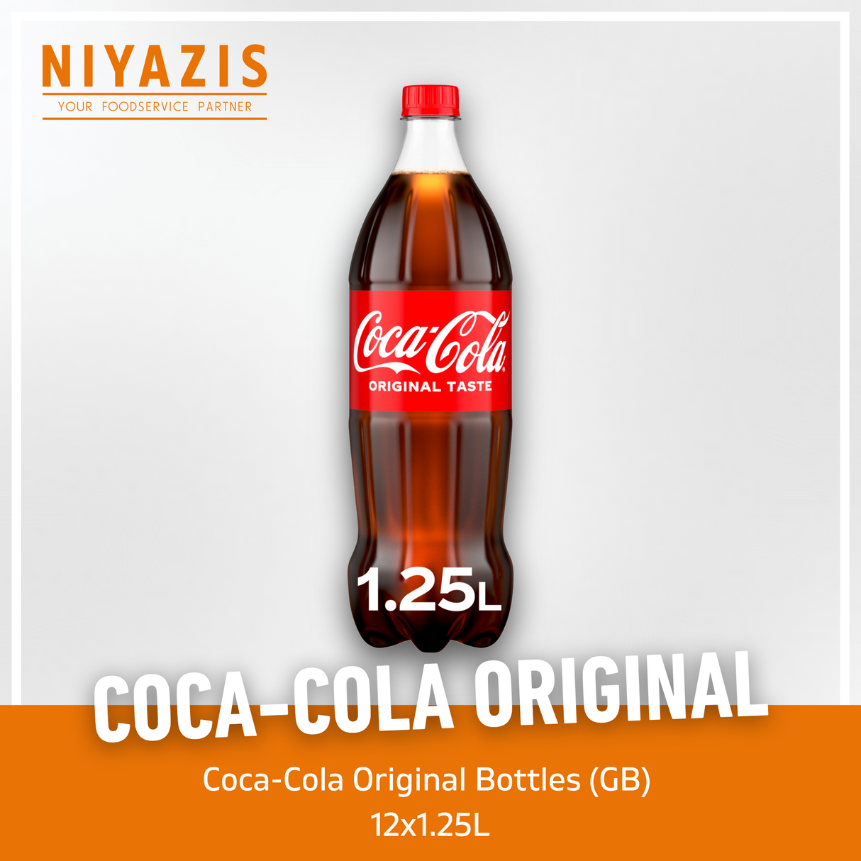 Coca-Cola Original Taste Bottles -(GB)-12x1.25L