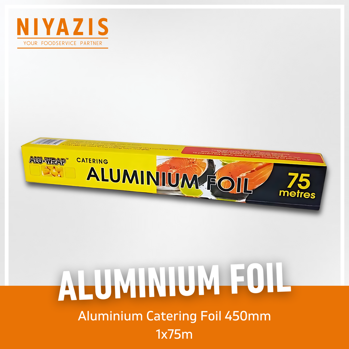 JUMBO CATERING FOIL 450MM X 75M