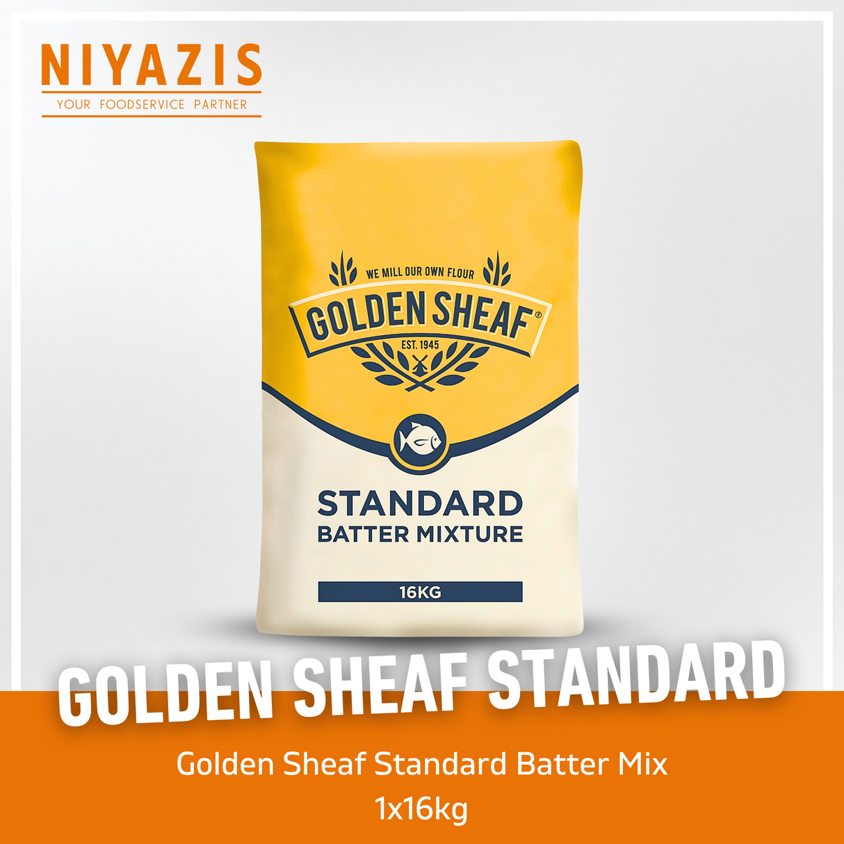 Goldensheaf Standard Batter Mix 1x16kg