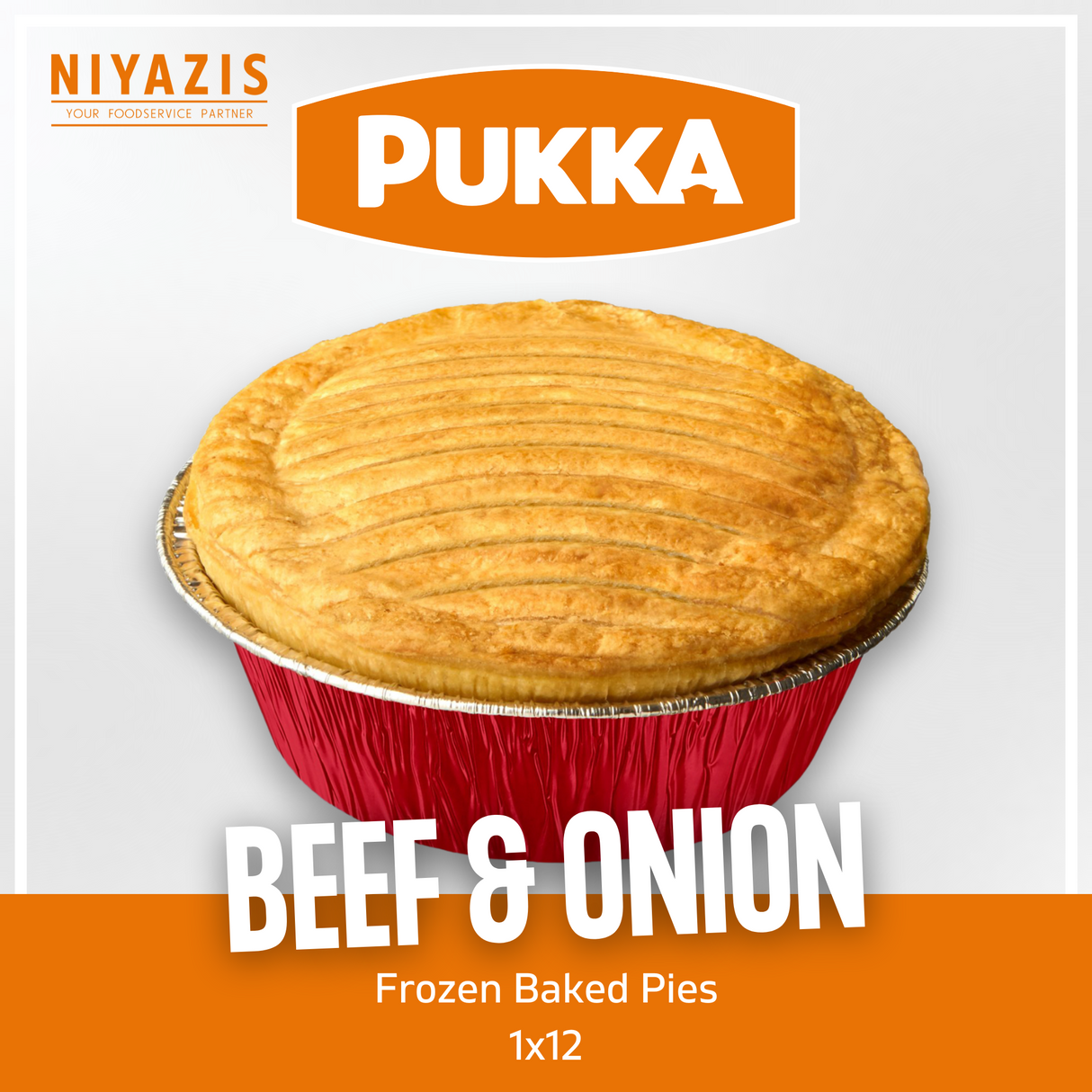 Pukka Pies Beef & Onion Large