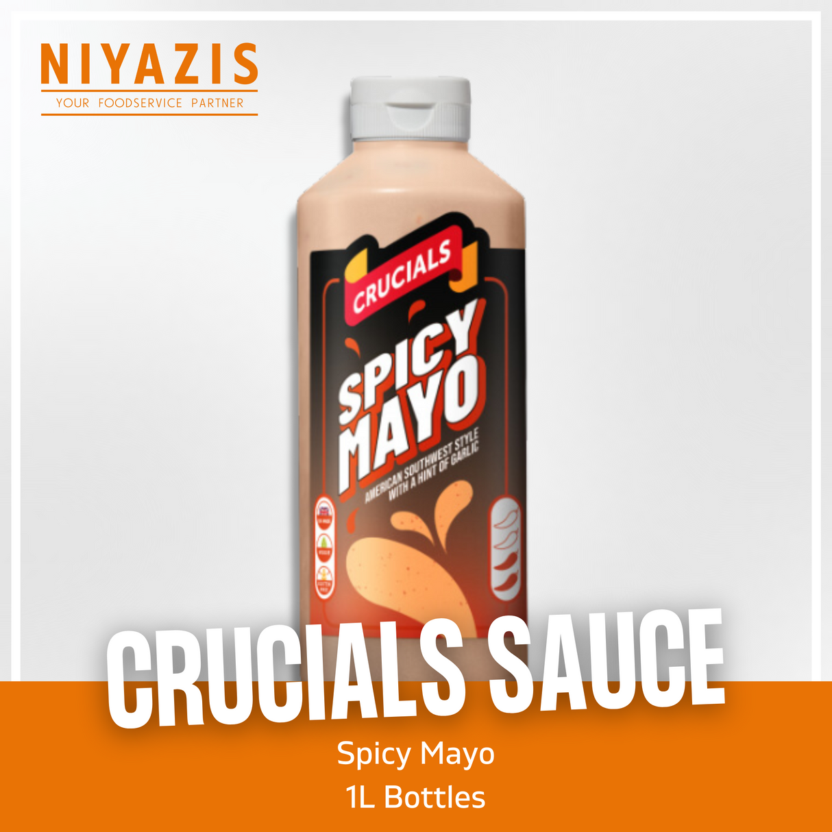 Crucials Spicy Mayo 1L