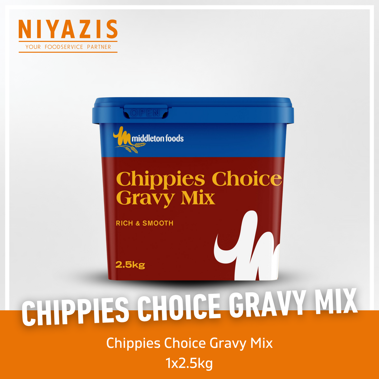 Chippies Choice Gravy Mix 1x2.5kg