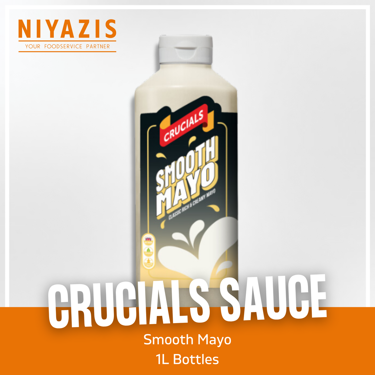 Crucials Smooth Mayo 1L