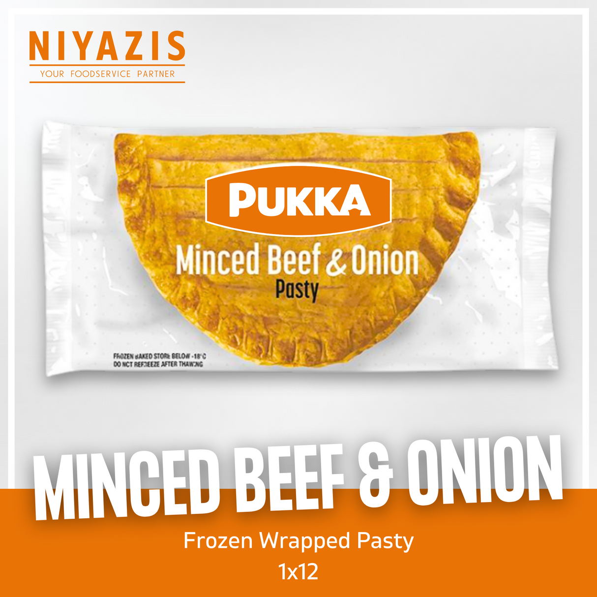 Pukka Wrapped Minced Beef & Onion Pasty