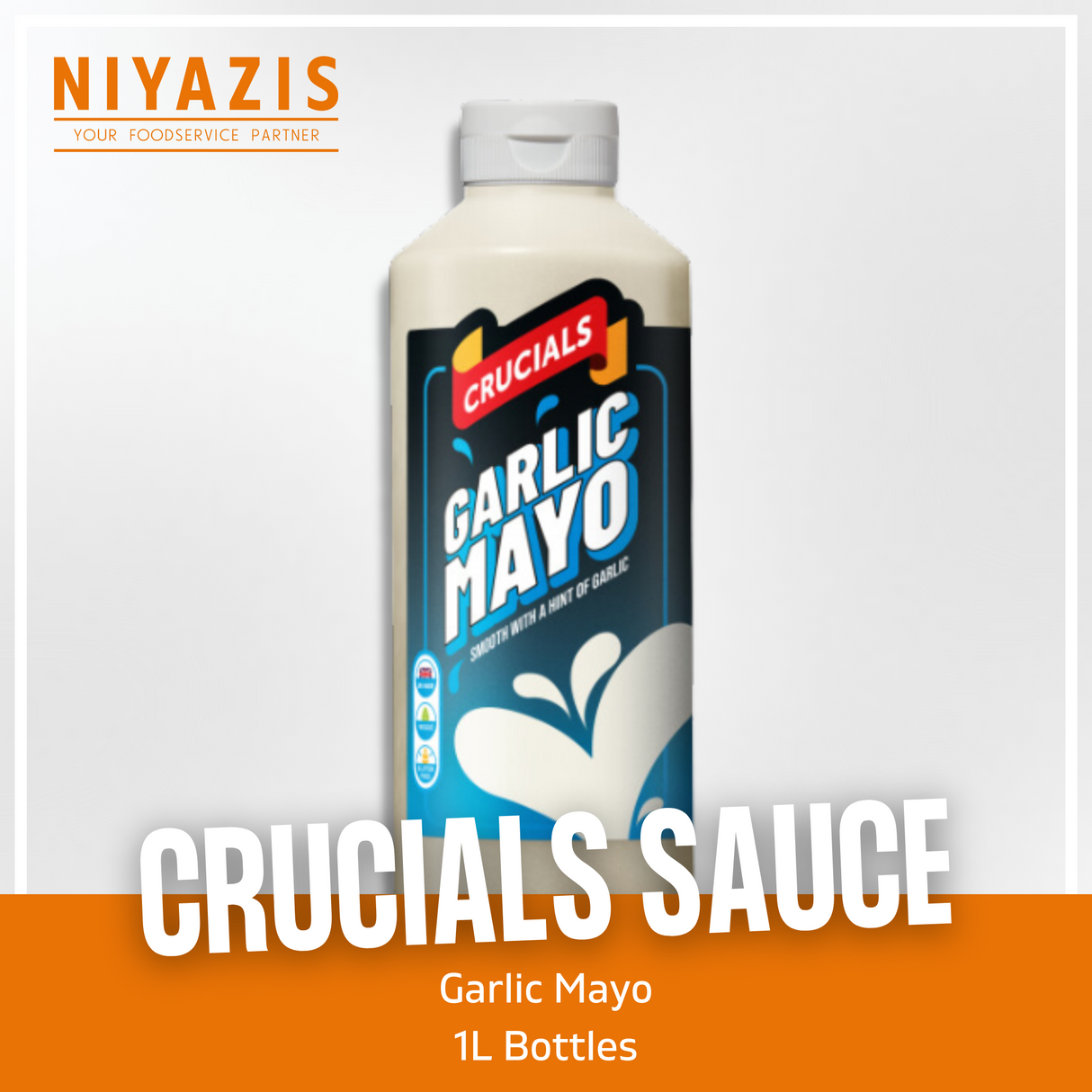 Crucials Garlic Mayo 1L