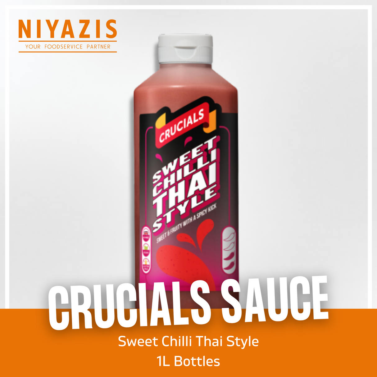 Crucials Sweet Chilli Thai Style 1L