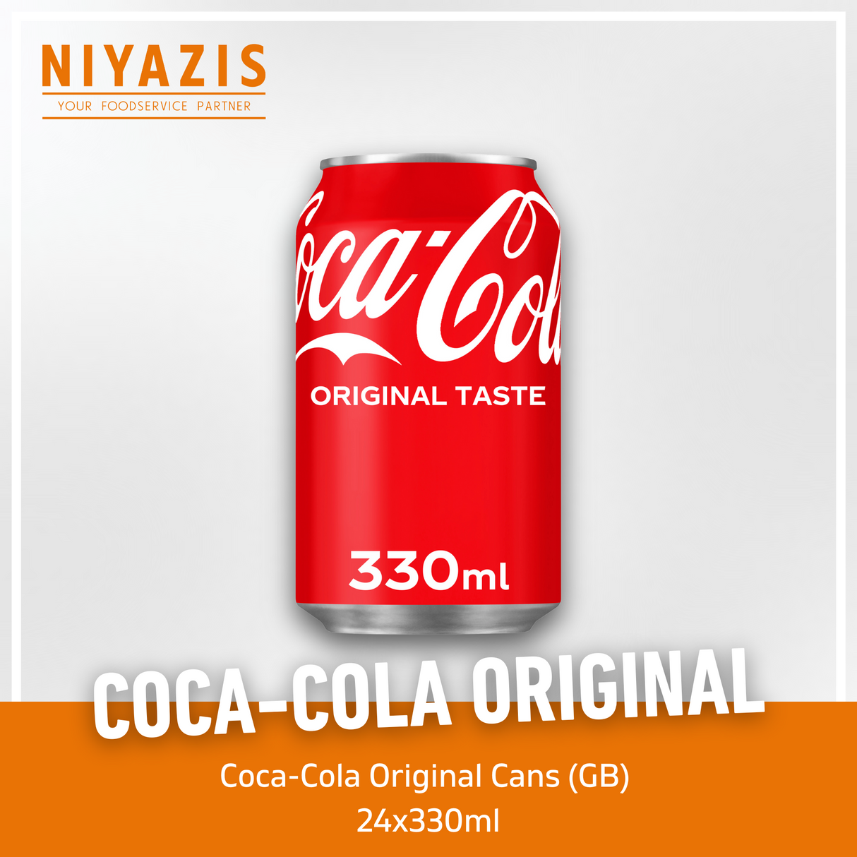 Coca-Cola Cans-(GB)-24x330ml