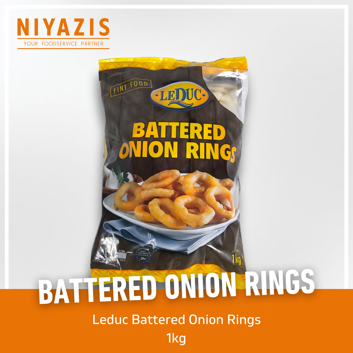 LeDuc Battered Onion Rings 1Kg