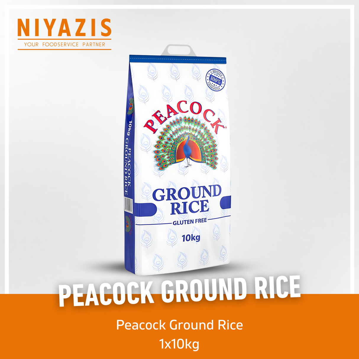 Peacock Ground Rice 1x10kg