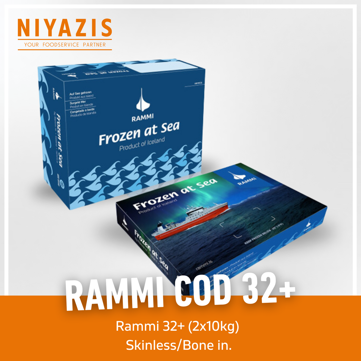 RAMMI 32+ Cod Skinless PBI 2X10KG