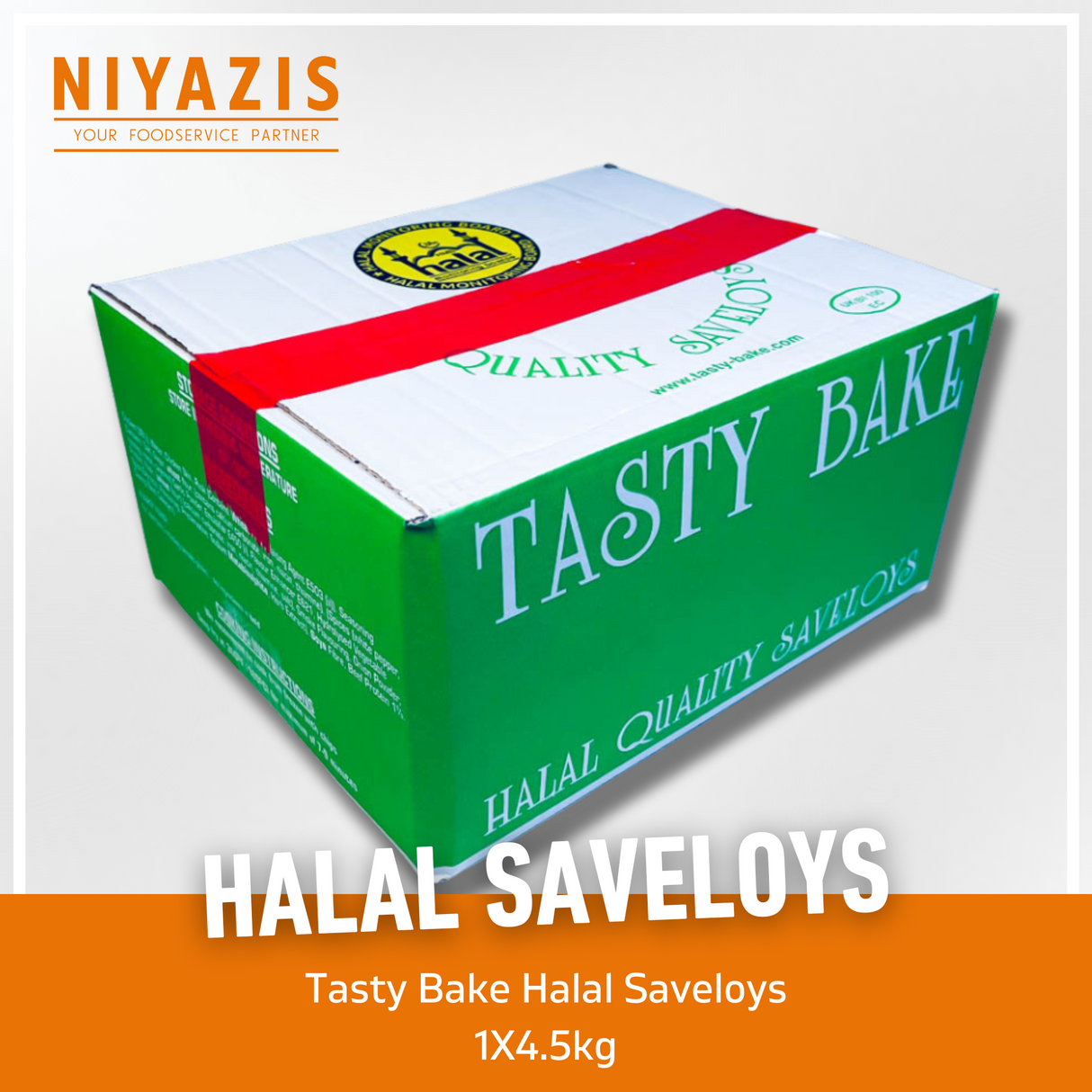 Tasty Bake Halal Saveloy Sausages - Jumbo 36's