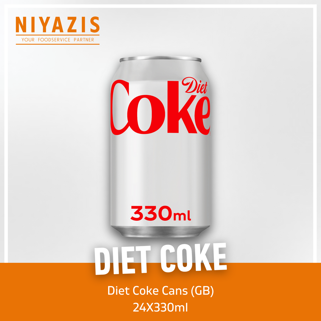 Diet Coke Cans-(GB)-24x330ml