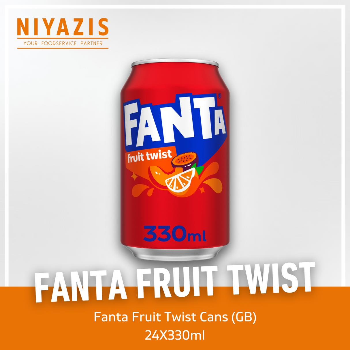 Fanta Fruit Twist Cans-(GB)-24x330ml