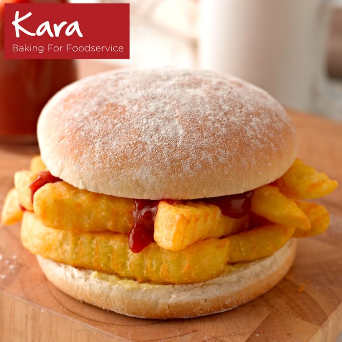 Kara 5" Floured Burger Buns