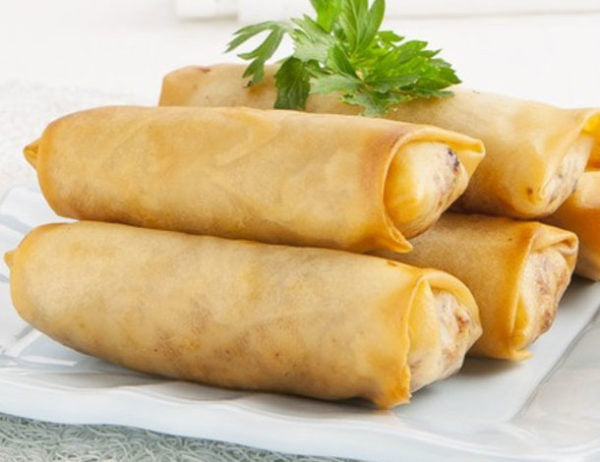 Vegetarian Jumbo Spring Rolls 24x190g - Oriental Foods